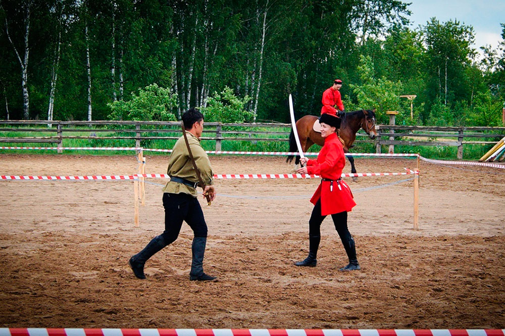 Казачий турнир по военно-прикладным видам конного спорта